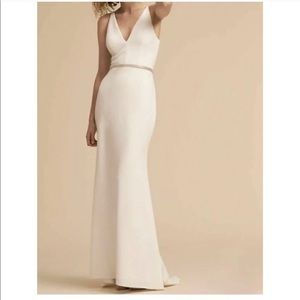 BHLDN White Jones Wedding Dress US 8 UK 12 EU 40